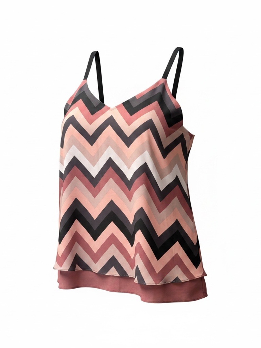 Torrid Double‎ Layer Chevron Swing Cami Tank – Plus Size Boho Chic size 3